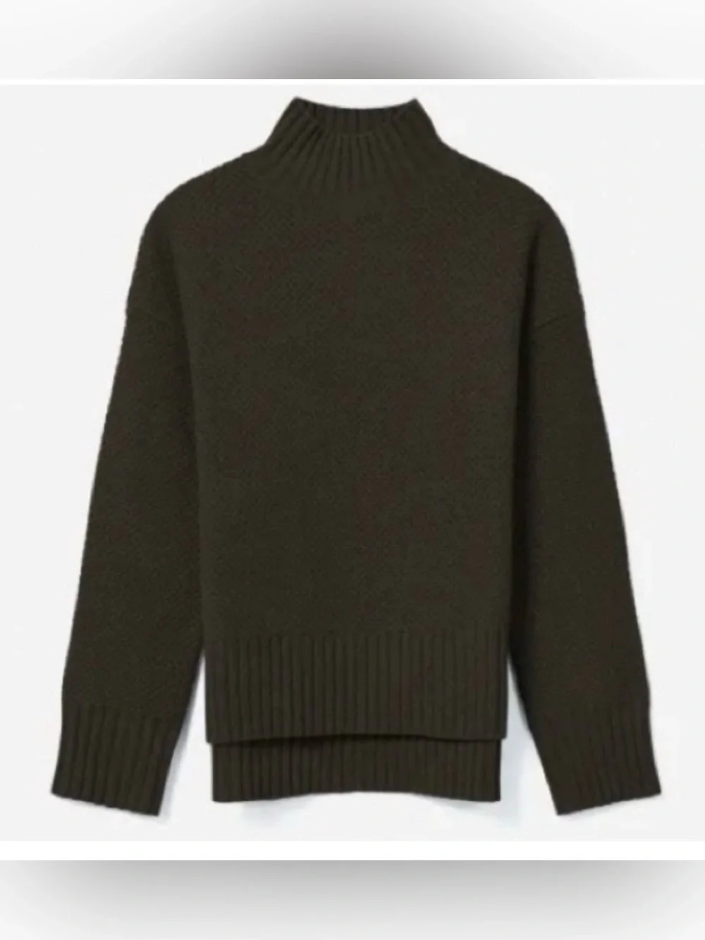 Everlane Stroopwafle Recycled Cashmere Sweater, size M